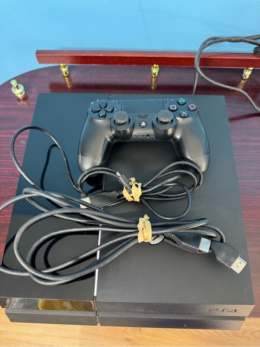 Sony PlayStation 4 Console with Black DualShock Controller